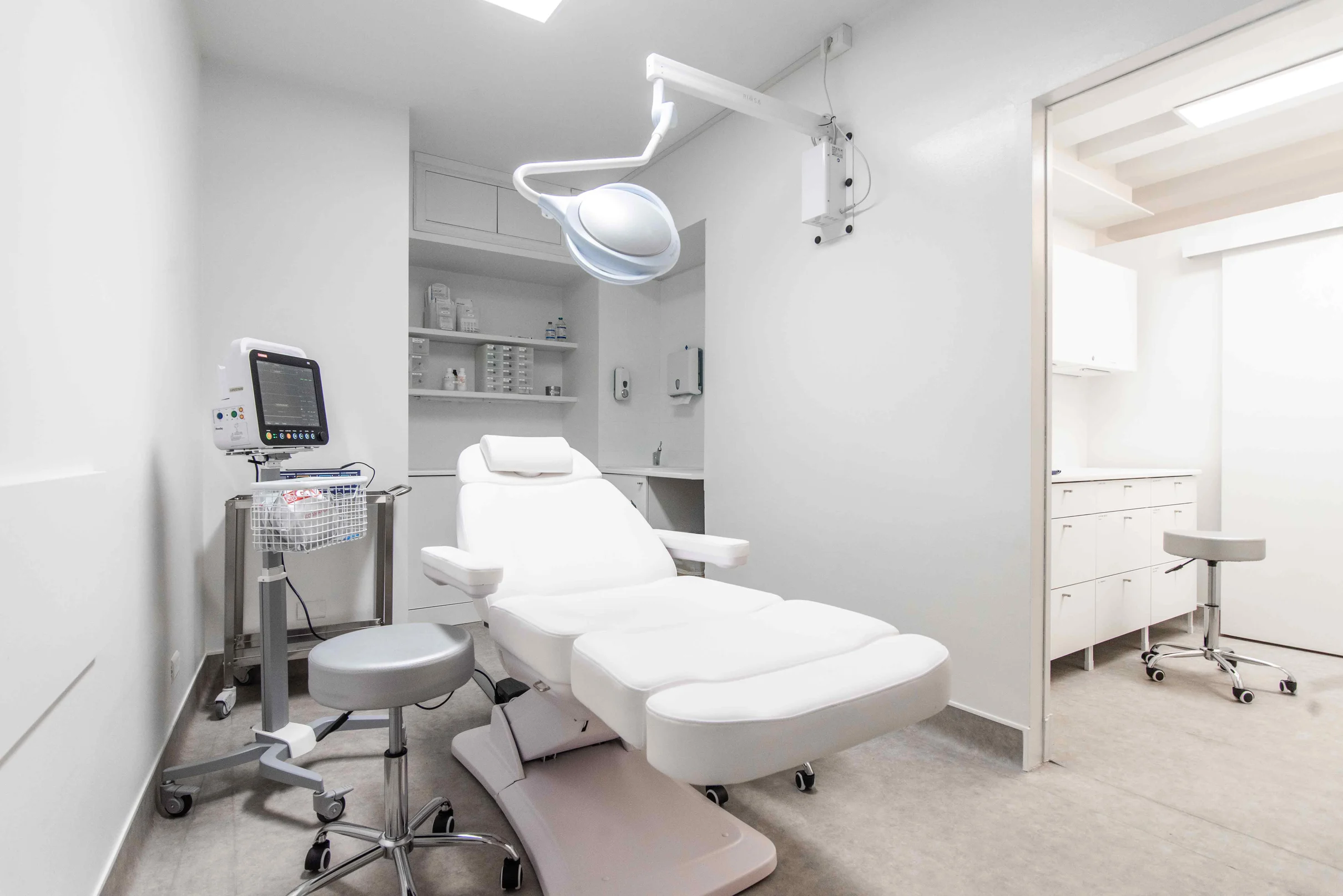 Sala d'attesa del poliambulatorio Derma|MI in Via Solferino